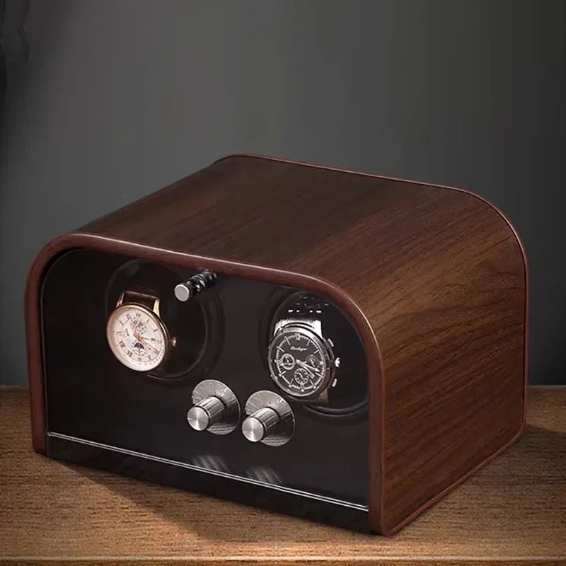 Hanos Luxury Wood Watch Winder - WatchMatic
