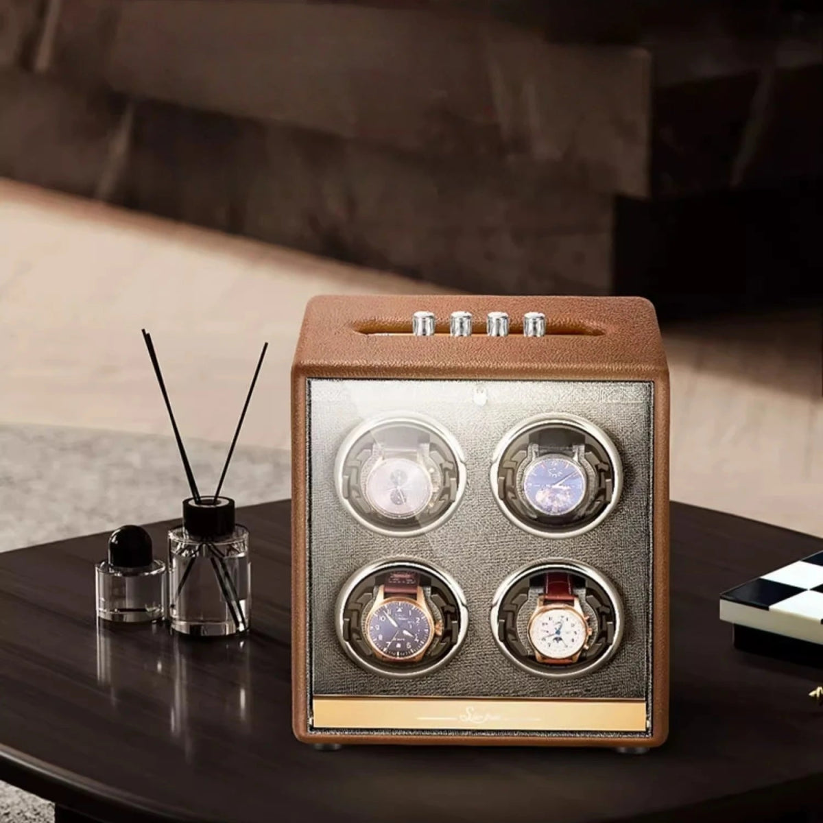 WATCHMATIC Nova Watch Winder 14:1752 watches brown - WatchMatic