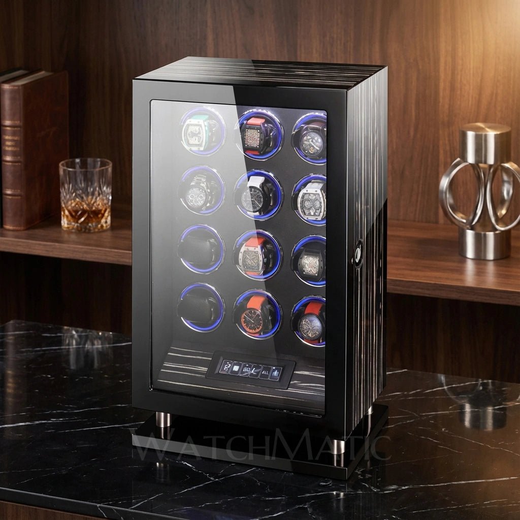 WATCHMATIC Zento 12 - Slot Watch Winder Cabinet 14:1736304-Plus - WatchMatic