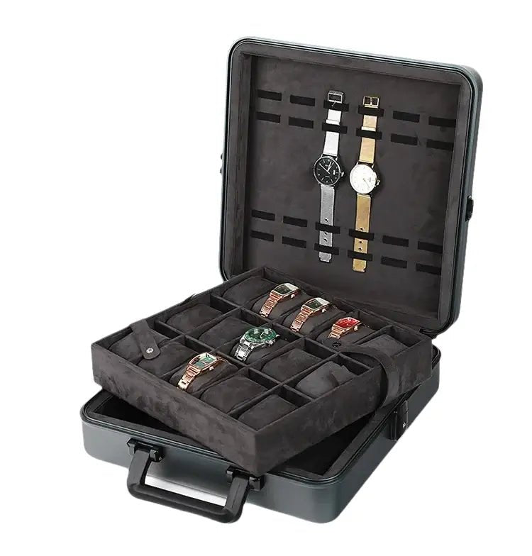 Imperial Luxury Aluminium Watch Suitcase - WatchMatic