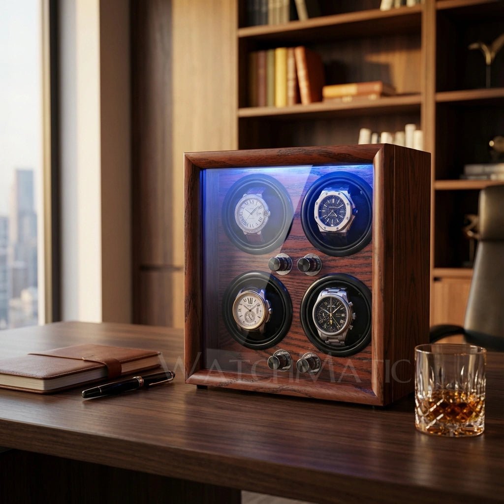 buy Verlor Quad Watch Winder at WatchMatic with free shipping